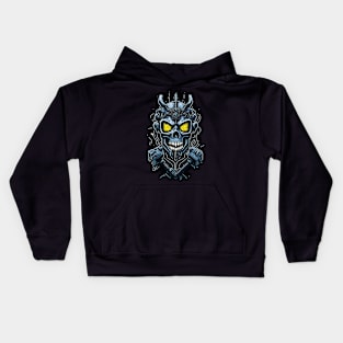 Cyborg Heads S03 D33 Kids Hoodie